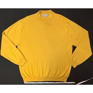 LINEA UOMO Men’s XXL Vintage Light Weight Wool Blend Mock Neck Sweater EUC